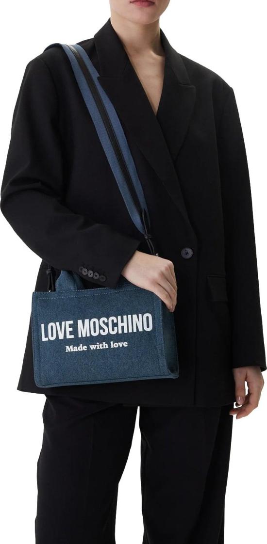 26SS 모스키노 토트백 9995923980574 BLUE - MOSCHINO