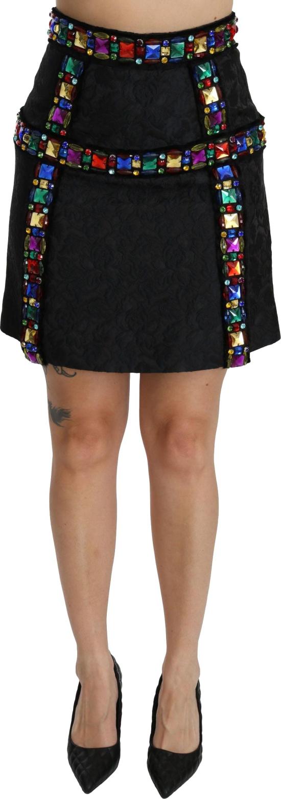26FW 돌체앤가바나 미디 스커트 9673622552862 BLACK