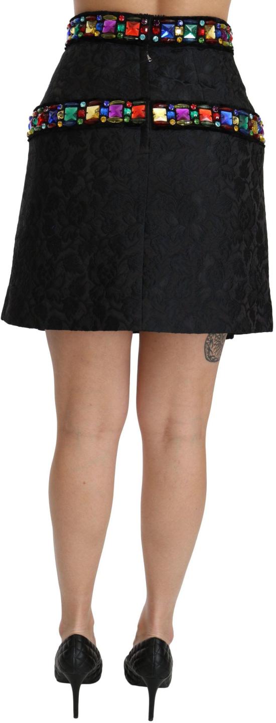 26FW 돌체앤가바나 미디 스커트 9673622552862 BLACK - DOLCE & GABBANA