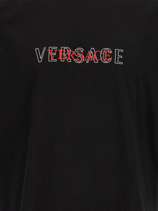 25FW 베르사체 탑 15796576420126 BLACK - VERSACE