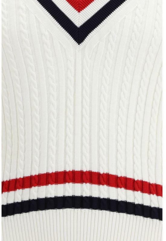  톰브라운 니트웨어 10005750284574 WHITE - THOM BROWNE
