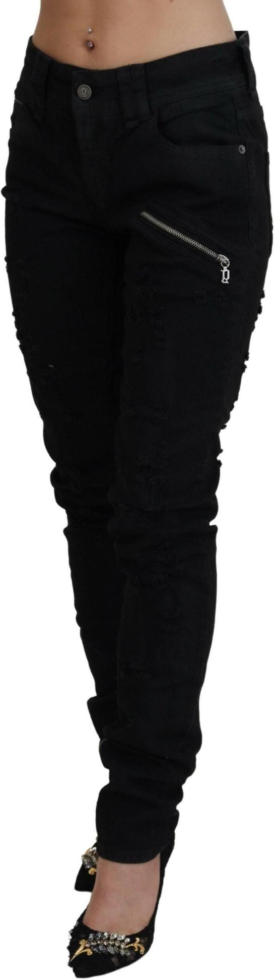 26FW 갈리아노 데님 팬츠 9665019216158 BLACK - GALLIANO