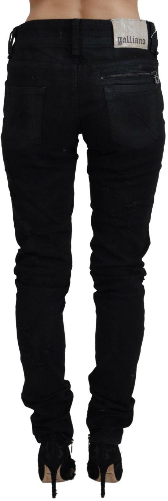 26FW 갈리아노 데님 팬츠 9665019216158 BLACK - GALLIANO