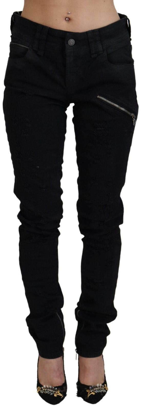 26FW 갈리아노 데님 팬츠 9665019216158 BLACK