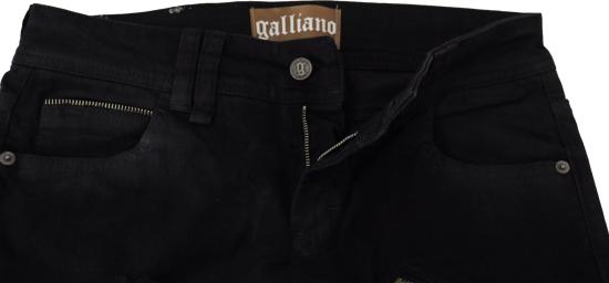 26FW 갈리아노 데님 팬츠 9665019216158 BLACK - GALLIANO