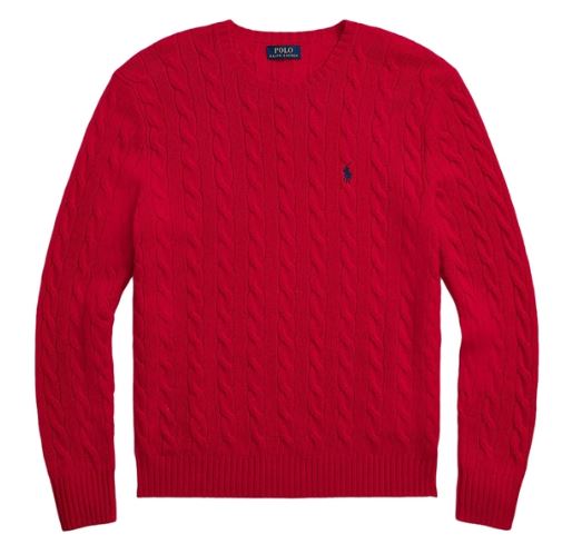 26FW 랄프 로렌 스웨터 710876762006 PARK AVE RED