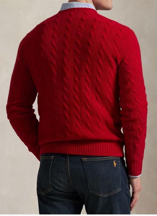 26FW 랄프 로렌 스웨터 710876762006 PARK AVE RED - RALPH LAUREN