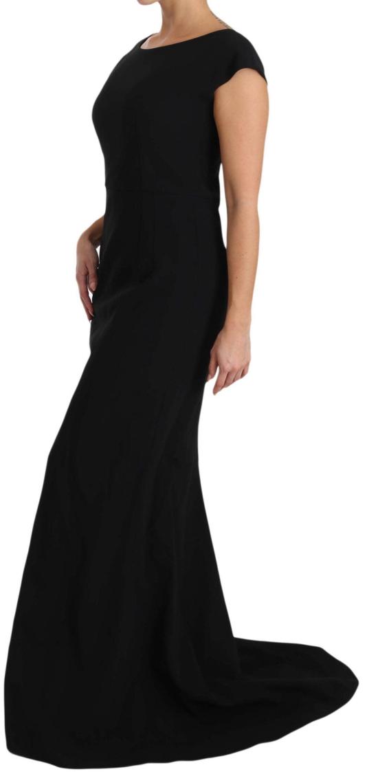26FW 돌체앤가바나 롱 원피스 9069431456030 BLACK - DOLCE & GABBANA