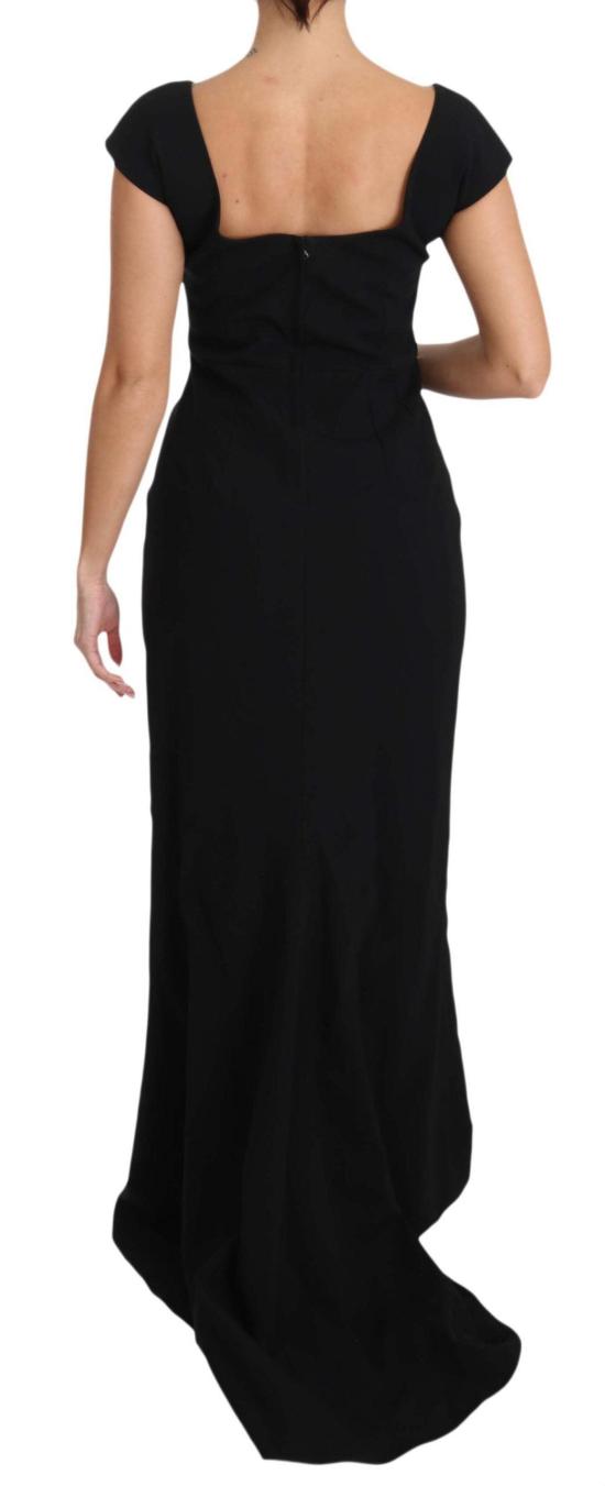 26FW 돌체앤가바나 롱 원피스 9069431456030 BLACK - DOLCE & GABBANA