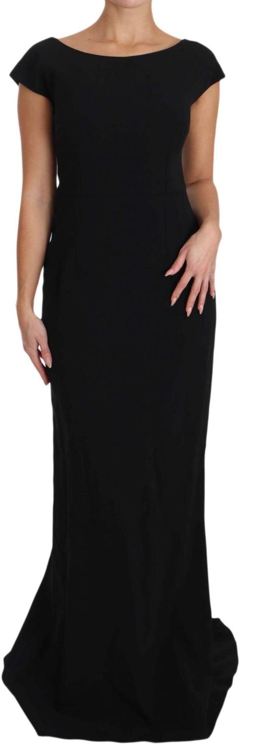 26FW 돌체앤가바나 롱 원피스 9069431456030 BLACK - DOLCE & GABBANA