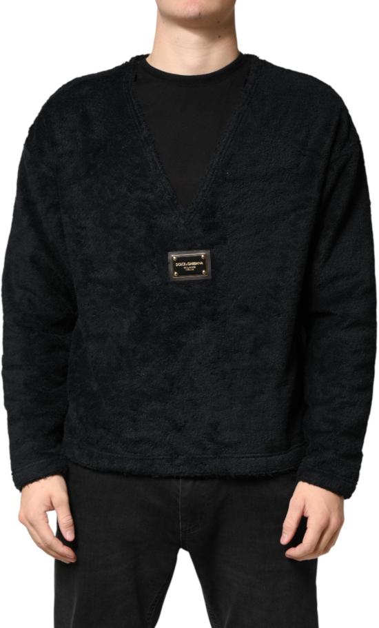 26FW 돌체앤가바나 니트웨어 9950213767454 BLACK - DOLCE & GABBANA
