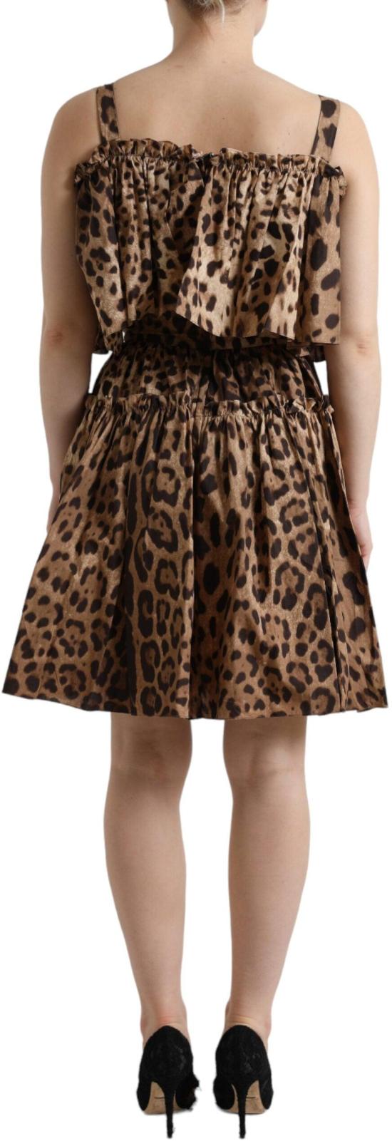 26FW 돌체앤가바나 미디 원피스 9877692842270 BROWN - DOLCE & GABBANA