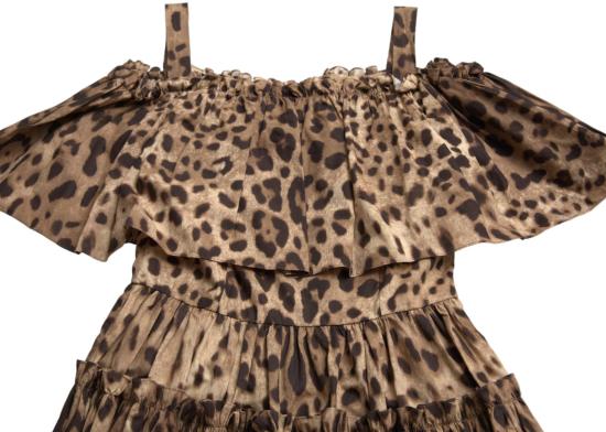 26FW 돌체앤가바나 미디 원피스 9877692842270 BROWN - DOLCE & GABBANA