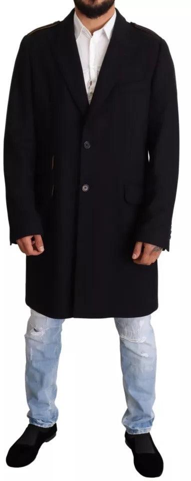 26FW 돌체앤가바나 트렌치 코트 49537450869022 BLUE - DOLCE & GABBANA