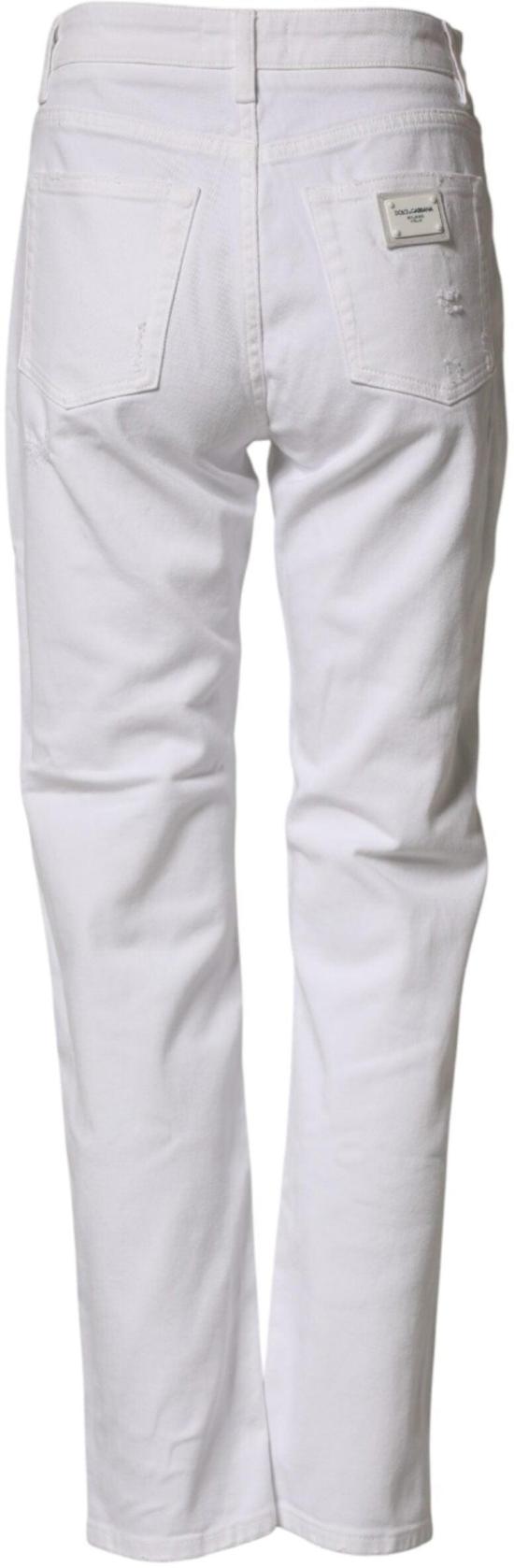 26FW 돌체앤가바나 데님 팬츠 9938239652126 WHITE - DOLCE & GABBANA