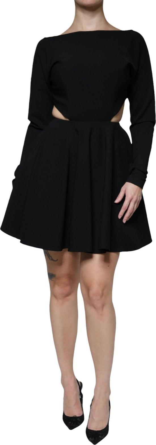 26FW 돌체앤가바나 미디 원피스 9640278950174 BLACK