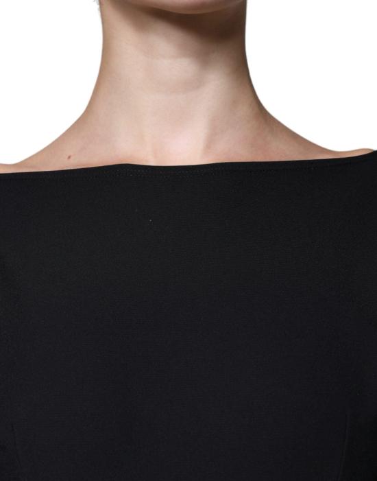 26FW 돌체앤가바나 미디 원피스 9640278950174 BLACK - DOLCE & GABBANA