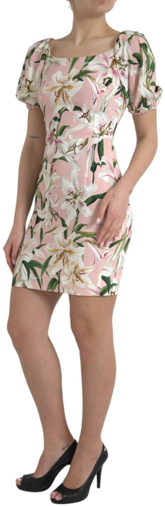 26FW 돌체앤가바나 미디 원피스 9196966150430 PINK - DOLCE & GABBANA