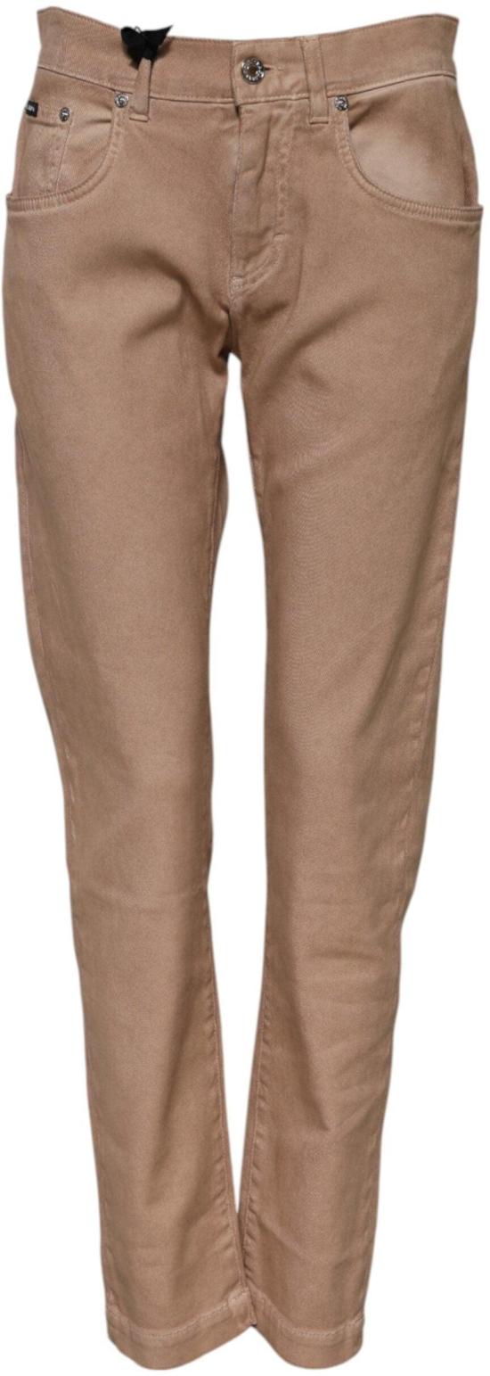 26FW 돌체앤가바나 데님 팬츠 9798790676766 BROWN - DOLCE & GABBANA