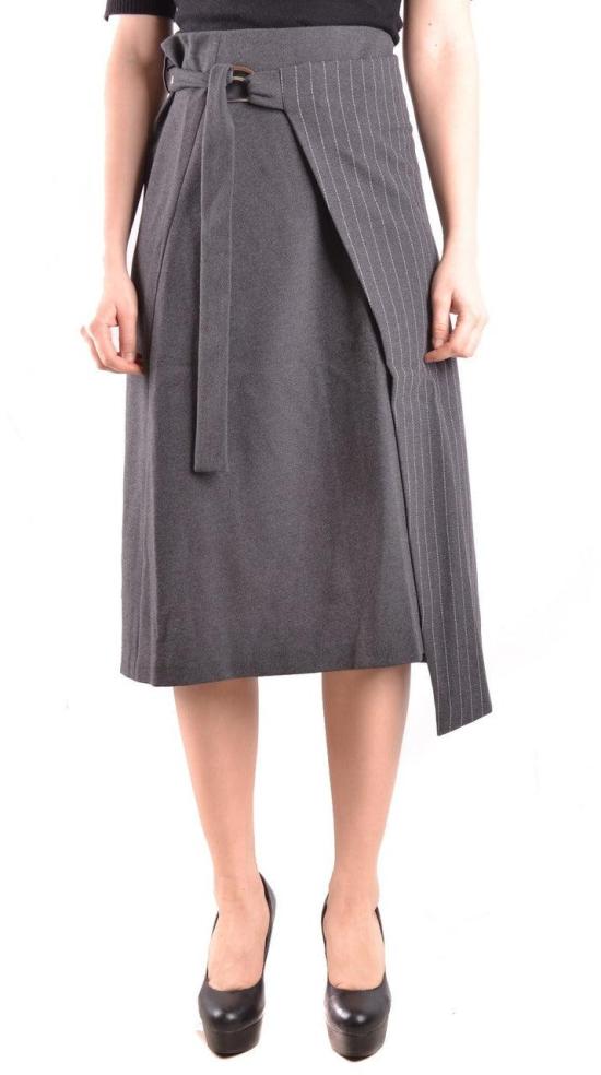 26FW 핑코 미디 스커트 9842384011550 GREY