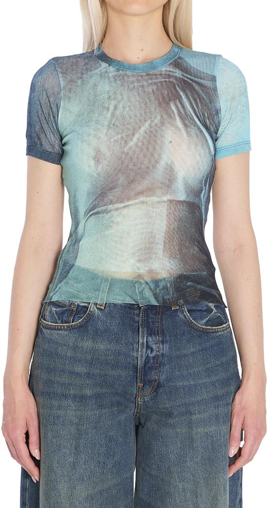 25FW 장 폴 고티에 탑 50057390522654 BLUE