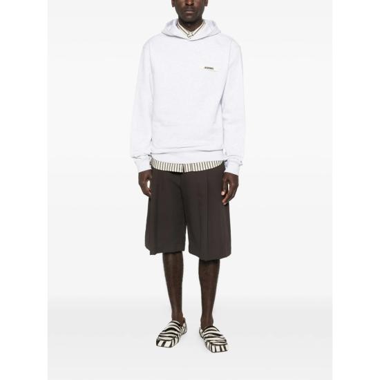 26FW 자크뮈스 그로그랭 후드 티셔츠 HOM00247AJ00126 950 GREY DOM - JACQUEMUS