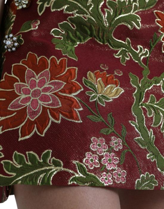 26FW 돌체앤가바나 숏 스커트 9199917596958 MAROON - DOLCE & GABBANA