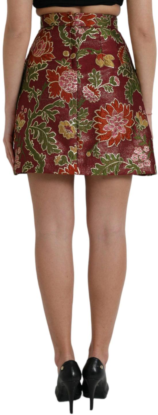26FW 돌체앤가바나 숏 스커트 9199917596958 MAROON - DOLCE & GABBANA