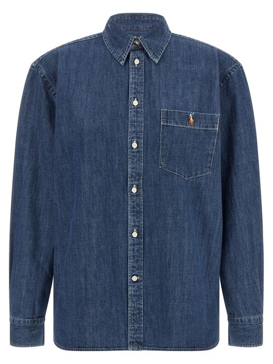 26FW 폴로 랄프로렌 데님 셔츠 211B17146001 Blue