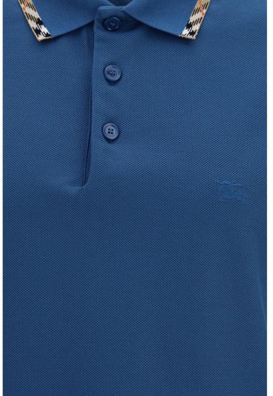 25FW 버버리 폴로 티셔츠 15803108851998 BLUE - BURBERRY