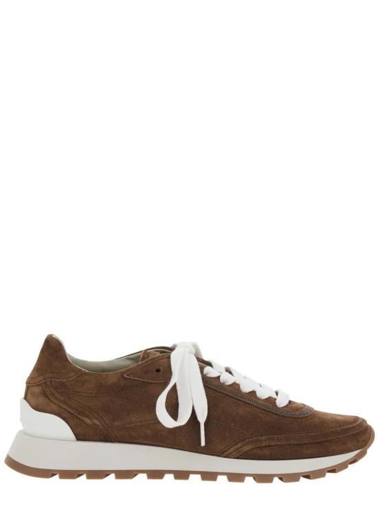 26FW 브루넬로 쿠치넬리 스니커즈 MZSFG3318 C9773 MARRONE