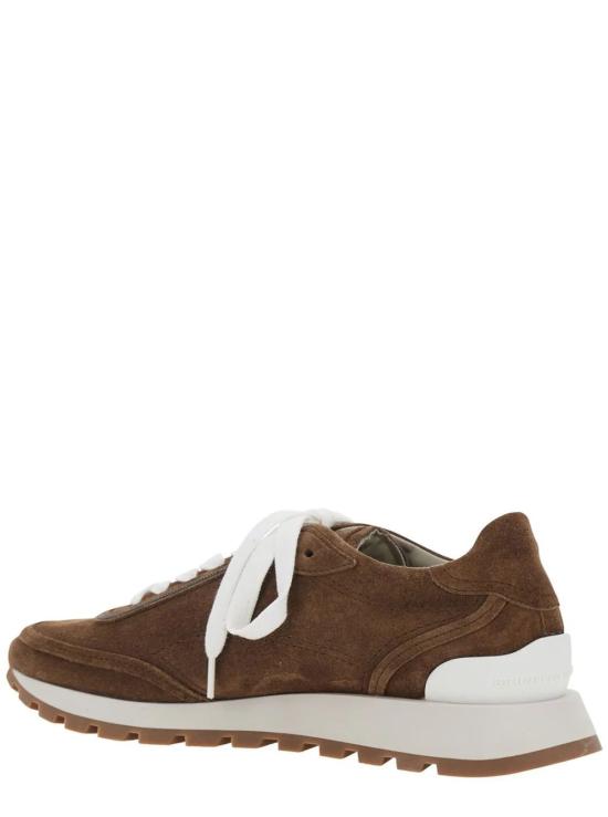 26FW 브루넬로 쿠치넬리 스니커즈 MZSFG3318 C9773 MARRONE - BRUNELLO CUCINELLI