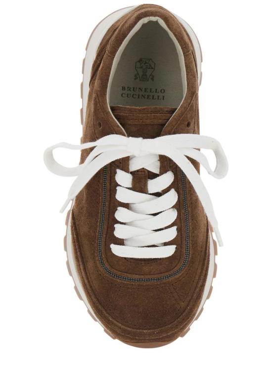 26FW 브루넬로 쿠치넬리 스니커즈 MZSFG3318 C9773 MARRONE - BRUNELLO CUCINELLI