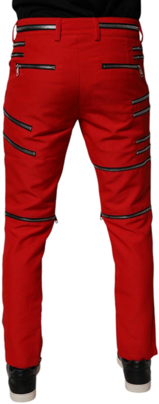 26FW 돌체앤가바나 치노 팬츠 9752969150750 RED - DOLCE & GABBANA