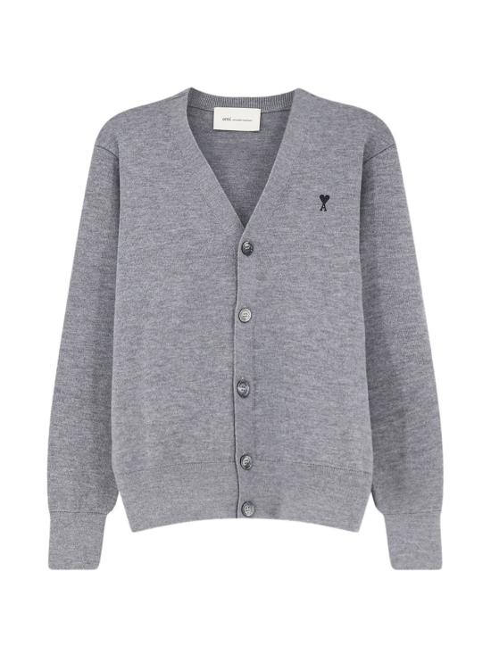 26FW 아미 ADC 울 V넥 가디건 HKC361001 A336 GRIGIO