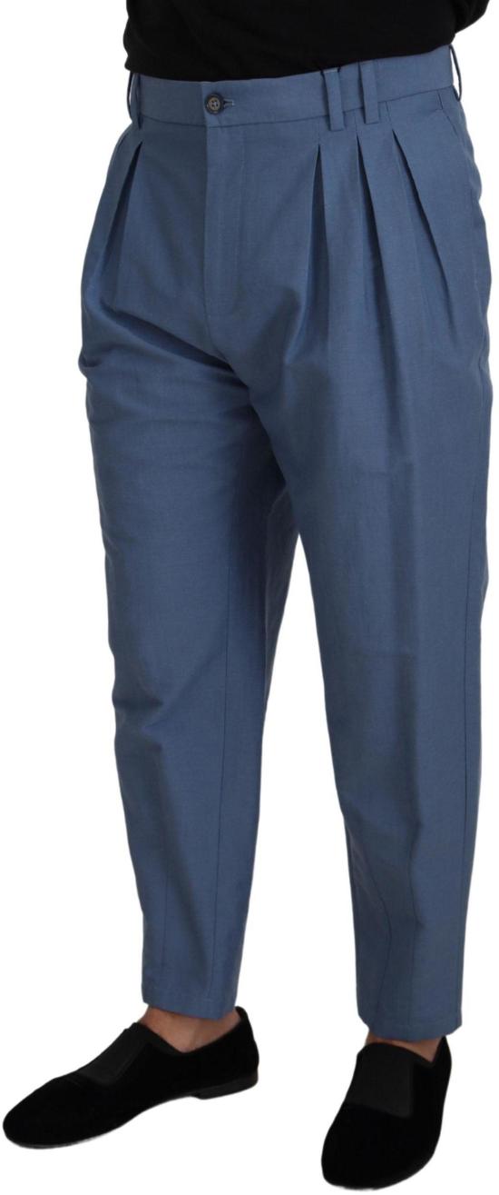 26FW 돌체앤가바나 치노 팬츠 49353948299550 BLUE - DOLCE & GABBANA