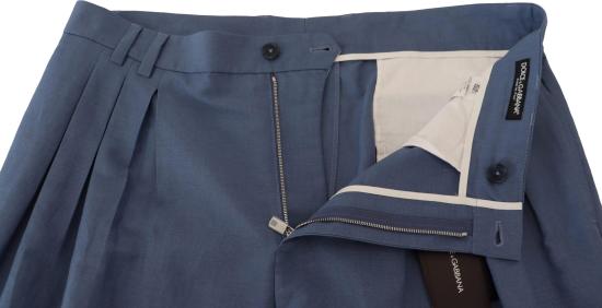 26FW 돌체앤가바나 치노 팬츠 49353948299550 BLUE - DOLCE & GABBANA