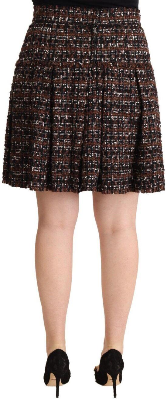 26FW 돌체앤가바나 숏 스커트 9069614629150 BROWN - DOLCE & GABBANA