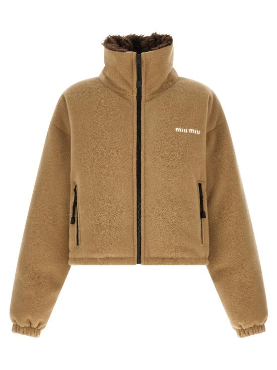 26FW 미우미우 루루 봄버 자켓 루루 봄버 자켓 ML1147SOOO17OQF0040 Beige