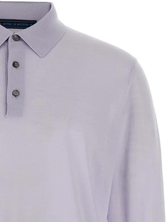 26FW 키톤 폴로 티셔츠 51927045734686 LICHTBLUE - KITON