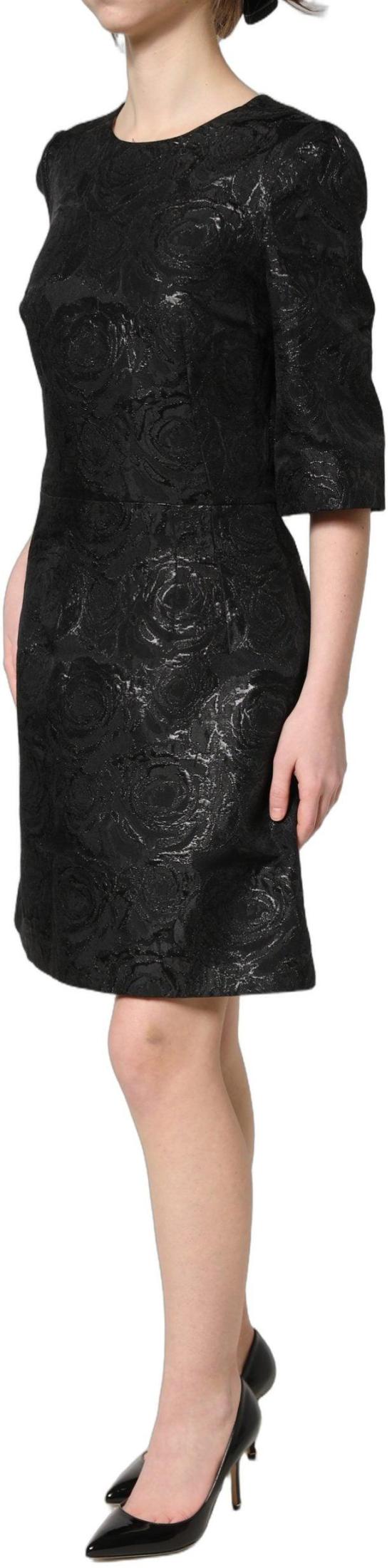 26FW 돌체앤가바나 미디 원피스 10090245062942 BLACK - DOLCE & GABBANA