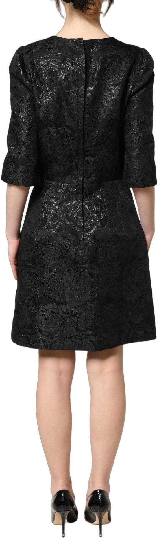 26FW 돌체앤가바나 미디 원피스 10090245062942 BLACK - DOLCE & GABBANA