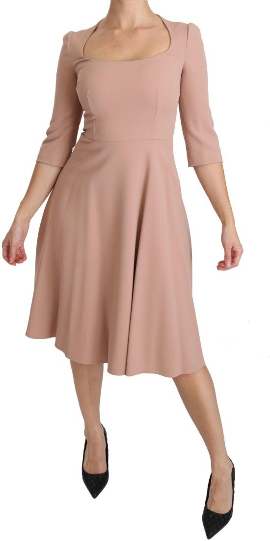 26FW 돌체앤가바나 미디 원피스 9069452787998 PINK - DOLCE & GABBANA