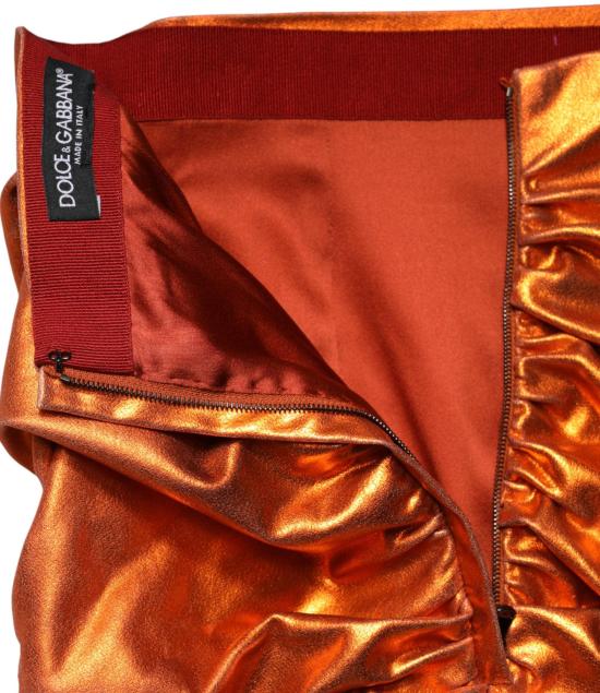 26FW 돌체앤가바나 숏 스커트 9938242306334 ORANGE - DOLCE & GABBANA