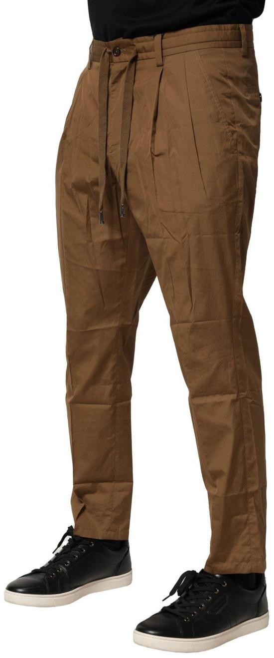 26FW 돌체앤가바나 치노 팬츠 9774474559774 BROWN - DOLCE & GABBANA