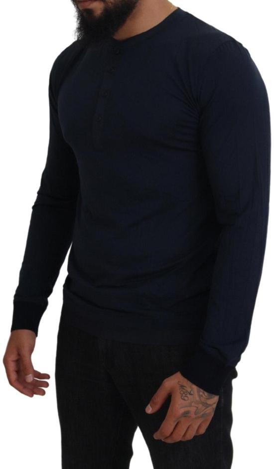 26FW 돌체앤가바나 니트웨어 9077330477342 BLUE - DOLCE & GABBANA