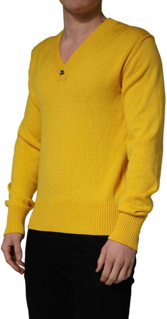 26FW 돌체앤가바나 니트웨어 10059367940382 YELLOW - DOLCE & GABBANA