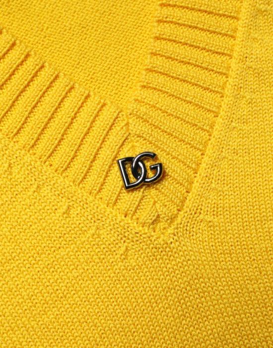 26FW 돌체앤가바나 니트웨어 10059367940382 YELLOW - DOLCE & GABBANA
