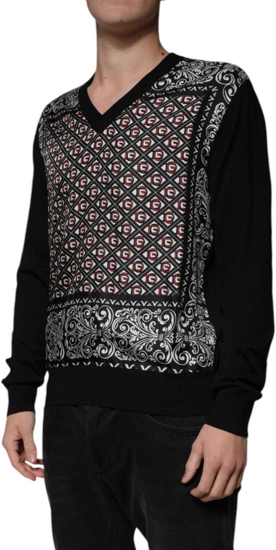 26FW 돌체앤가바나 니트웨어 9687115530526 BLACK - DOLCE & GABBANA