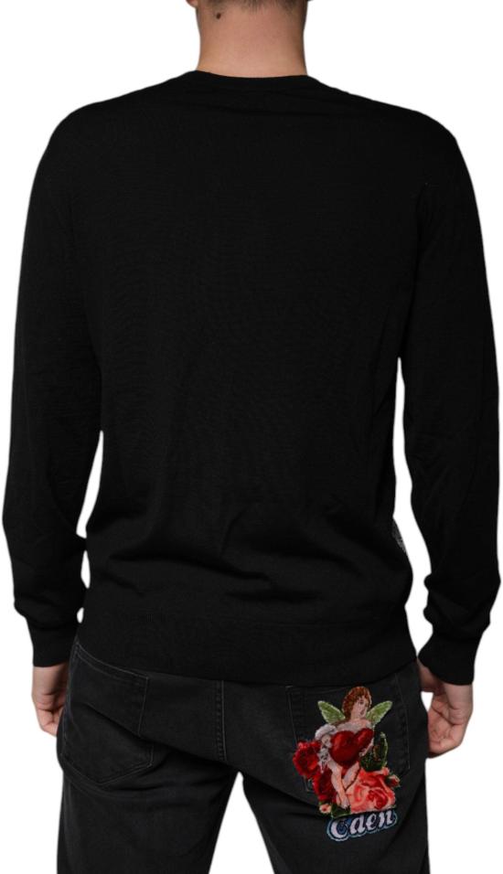 26FW 돌체앤가바나 니트웨어 9687115530526 BLACK - DOLCE & GABBANA